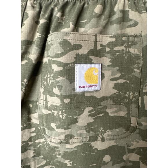 Carhartt Boys Rugged Flex Camo Work Lightweight Shorts New Size XLarge XL 18/20 - Picture 8 of 9
